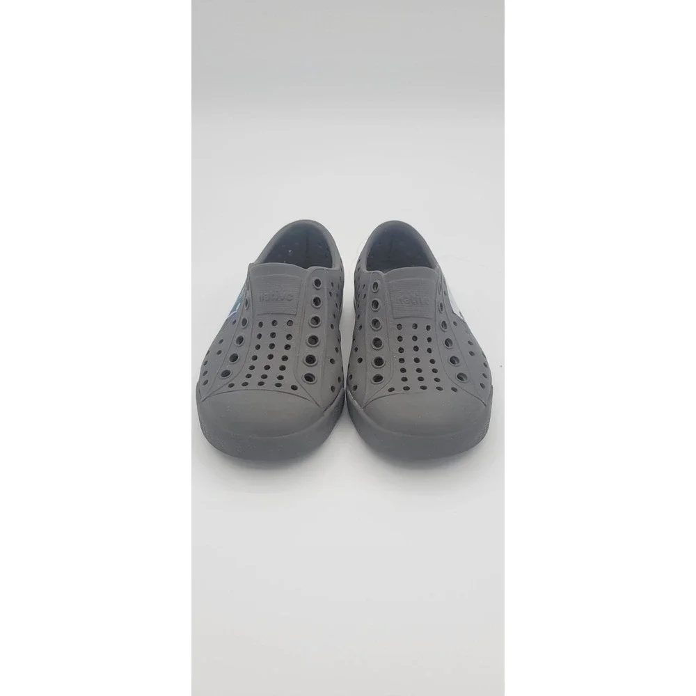 Native Shoes Jefferson Kids 9 Gray Star Wars Stormtrooper Darth Vader Slip-On